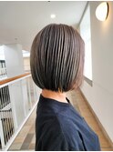 パツッとボブ/ショートカット/ショートヘア/20代/30代/40代