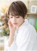 アシンメトリーナチュラルマッシュショートc3志木20代30代40代
