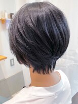 タイズ(ties) 抜け感♪ハイライトショートカットグレージュ立体感小顔