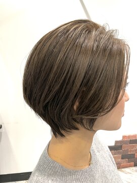 リノナ(Linona) ☆小顔効果カット インナーカラー グレーベージュ 髪質改善 韓国