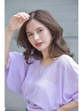 アスタ アヴェダ ASTA AVEDA 武蔵村山店 エレガントなミディアムロング