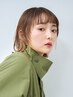 似合わせカット+イヤリングカラー(ブリーチ込み)+フルカラー￥15400→￥12500