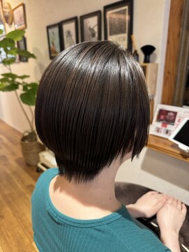 トモリヘアルーム (tomori Hair room) ネオメテオストレート ショートボブ