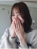 外はねセミロング