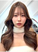 ニュアンスカラーと人気の韓国レイヤーカット