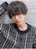 波巻きスパイラルパーマ/ラウンドマッシュ/メンズパーマ