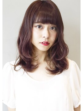 ガリカ 両国(Gallica) ラベンダーブルージュ＆外国人風ヴェールウェーブ似合わせカット