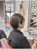 襟足すっきりハンサムショート..~*＊.