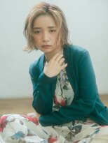 エミュ 表参道 青山(emu)&nbsp;【emu井上信洋】フェイスフレーミングハイライトでおしゃれボブ