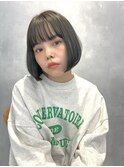 コンパクト丸みボブ
