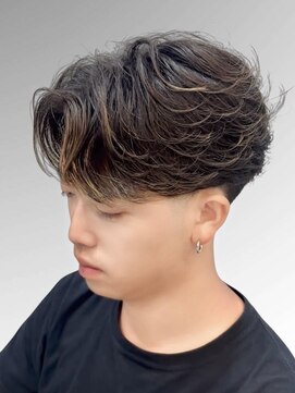 アノ 別府店(Ano.) 大分ニュアンスパーマセンターパートフェザーパーマ毛流れパーマ