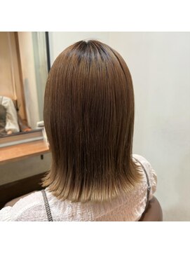 ベルヘアー あびこ店(Belle hair) ぱつっとボブ