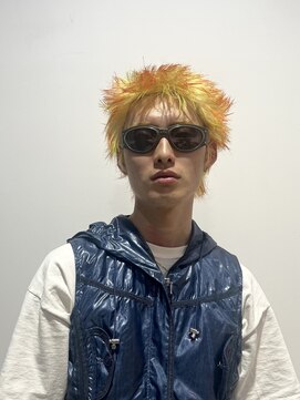 メンズ クーヘアー(Men's coohair) スパイキーショート/デザインカラー