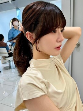 アッシュ 中野店(Ash) レイヤー/ネビージュ/韓国ヘア/イメチェン/縮毛矯正/中野/