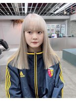 髪と音処 マトペ ホワイトベージュ