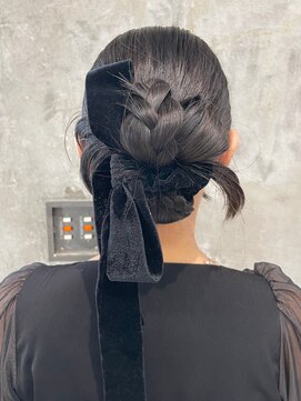 カチモリ/ヘアアレンジ/結婚式アレンジ