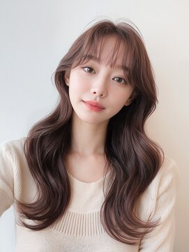 #長野駅前#韓国レイヤー#小顔魅せレイヤー#韓国風ヘア