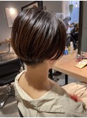 ソフト刈り上げショート