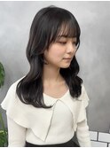 ブリーチなしダブルカラー/韓国/顔まわり/レイヤー/東久留米