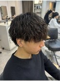 ・ニュアンスパーマスペインカールシャドウパーマメンズパーマ