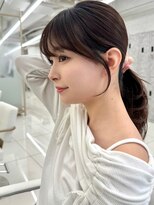 エジョン 幡ヶ谷店(Aejon)&nbsp;顔まわり/レイヤーロング/韓国ヘア/ベビーピンク/新宿