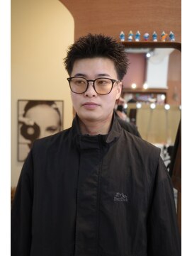 エディ(Edy) メンズスパイキーショート刈り上げスパイキーボックスショート