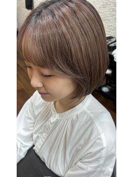 オートクチュール ランコントレ 七条店(Haute Couture Rencontrer) 大人フェミニンボブ