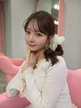 ボタン シブヤ(VOTAN SHIBUYA) 【MISAKI】顔まわりカット/盛れる横顔/ブラウンカラー