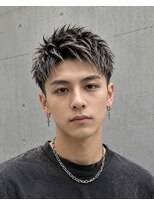 ノラ ギンザ(NORA GINZA) アップバングショートセンターパートツーブロックハイライト