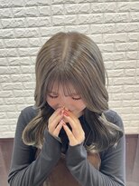 ヘア フィックス リュウ リゾート(hair fix RYU Resort) ブリーチなしダブルカラー♪透明感オリーブベージュ