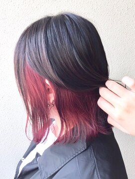 アリア バイ アルティナ(alia by artina) インナーカラー× ミディアムボブ 【alia橋本】