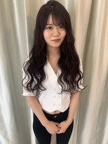 ジルバイジアン(JILL by GIEN)&nbsp;ダークラベンダー イルミナ ガーリー シースルー 安田紗莉奈