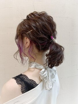 リフレアンドケア ミチ 幸町店(refre&care MICHI) ポニーテールアレンジ