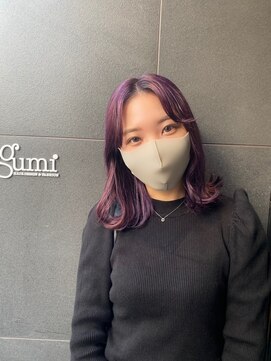 グミ(gumi) *gumi*ワンブリーチ×パープル