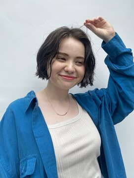 レオニード 表参道(LEONID) ショートボブ　髪質改善トリートメント　佐々木