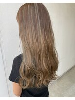 トリート 市川店(TREAT)&nbsp;極細ハイライト×ミルクティーベージュ_市川