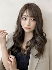 【金沢】10代20代　シースルー前髪　大人可愛い　小顔　ロング