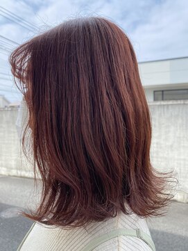 ヘアーメークアップ オオシマ(Hair-Make up oshima) ナチュラルレッドhair