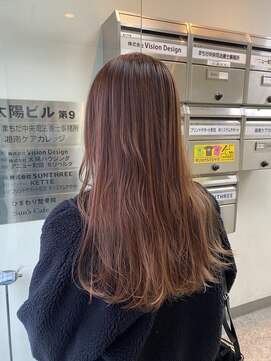 ヘアサロン ケッテ(hair salon kette) 暖色系カラー/抜け感カラー/抜け感ヘア/テラコッタオレンジ