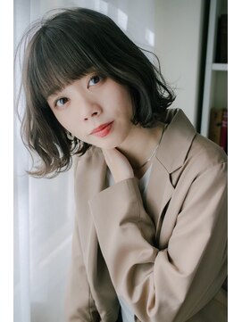 ネロ(Nero) 《Nero》大人ウェーブ切りっぱなしボブ　#大和