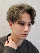 フィフス 原宿(fifth)&nbsp;波巻きスパイラルパーマセンターパート無造作ツイストパーマ