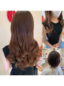 ヘアーサロン アクシア axia デザインシールエクステ