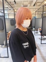 チェレ ロッソ 金剛店(Chere rosso)&nbsp;10代20代ダブルカラー/ウルフカット/オレンジベージュ