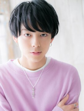 トニーアンドガイメン ホテル京阪仙台店(TONI&GUY MEN) 重めバングで目力UP!くせ毛ショートこなれヘアf仙台