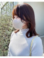 イースタイル 志都呂店(e-style com’s hair)&nbsp;フェイスレイヤーとオレンジブラウン