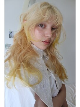 アンドスタイル(&style) 【大名店　江藤】裾カラー　デザインカラー　ケアブリーチカラー