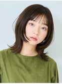 小顔ひし形ボブ