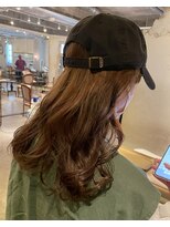 髪質改善と縮毛矯正の専門店 サンティエ(scintiller)&nbsp;ベージュハイトーンカラー