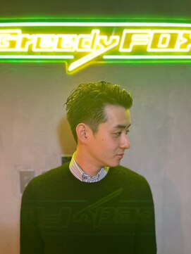 グリーディーフォックス 三軒茶屋(GreedyFOX) 波巻き/マッシュパーマ/ウルフ/ハイライト<理容室>三軒茶屋