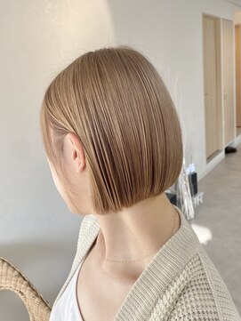 トト 船橋店(toto.) 黒髪/グレーベージュ/レイヤーロング/前髪パーマ[西船橋/津田沼]